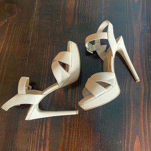 LIKE NEW! 5 inch stiletto heels, size 7.5